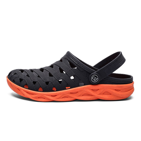Men's EVA Hollow Out Adjustable Heel Strap Casual Beach Sandals