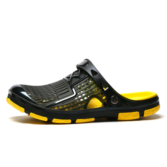 Men's Hole shoes breathable beach shoes non-slip slipper bird nest light slippers sandals fashion garden shoes