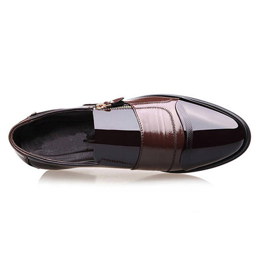 Men's business shoes pointed head dress shoes large size